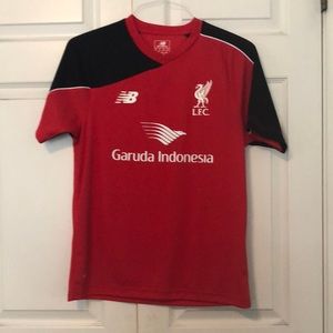 L.F.C Liverpool FC Soccer Training Jersey Red Sz Small